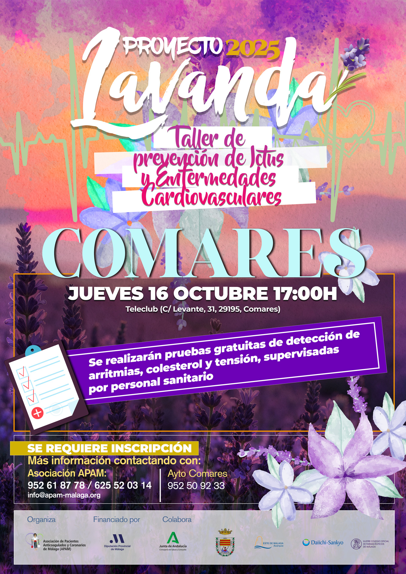 Taller prevención del Ictus Comares 16 Octubre